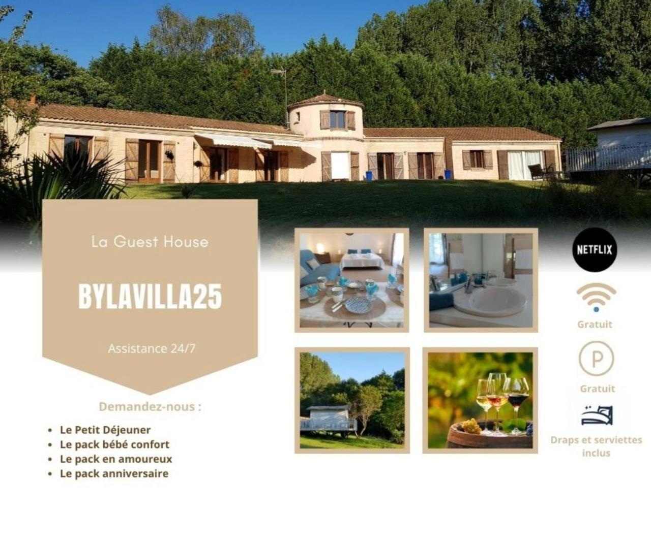 La Guest House Bylavilla25 Calme Et Detente Noaillan Dış mekan fotoğraf